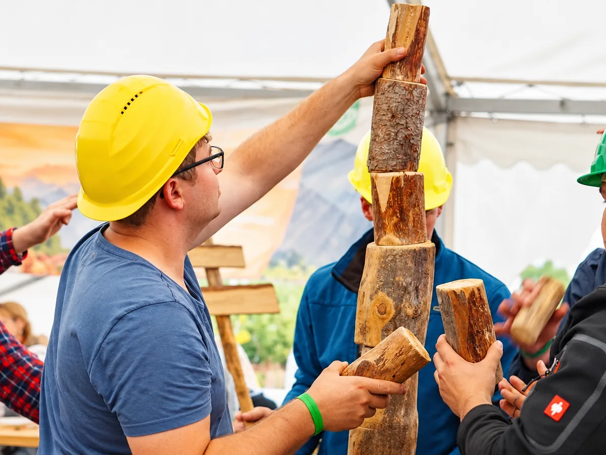 Holzspiele für Vereinsfeste