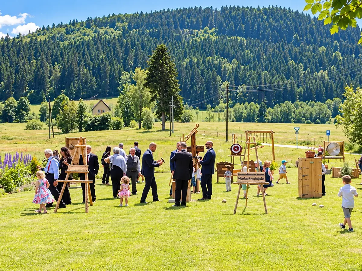Holzspiele für Geburtstage